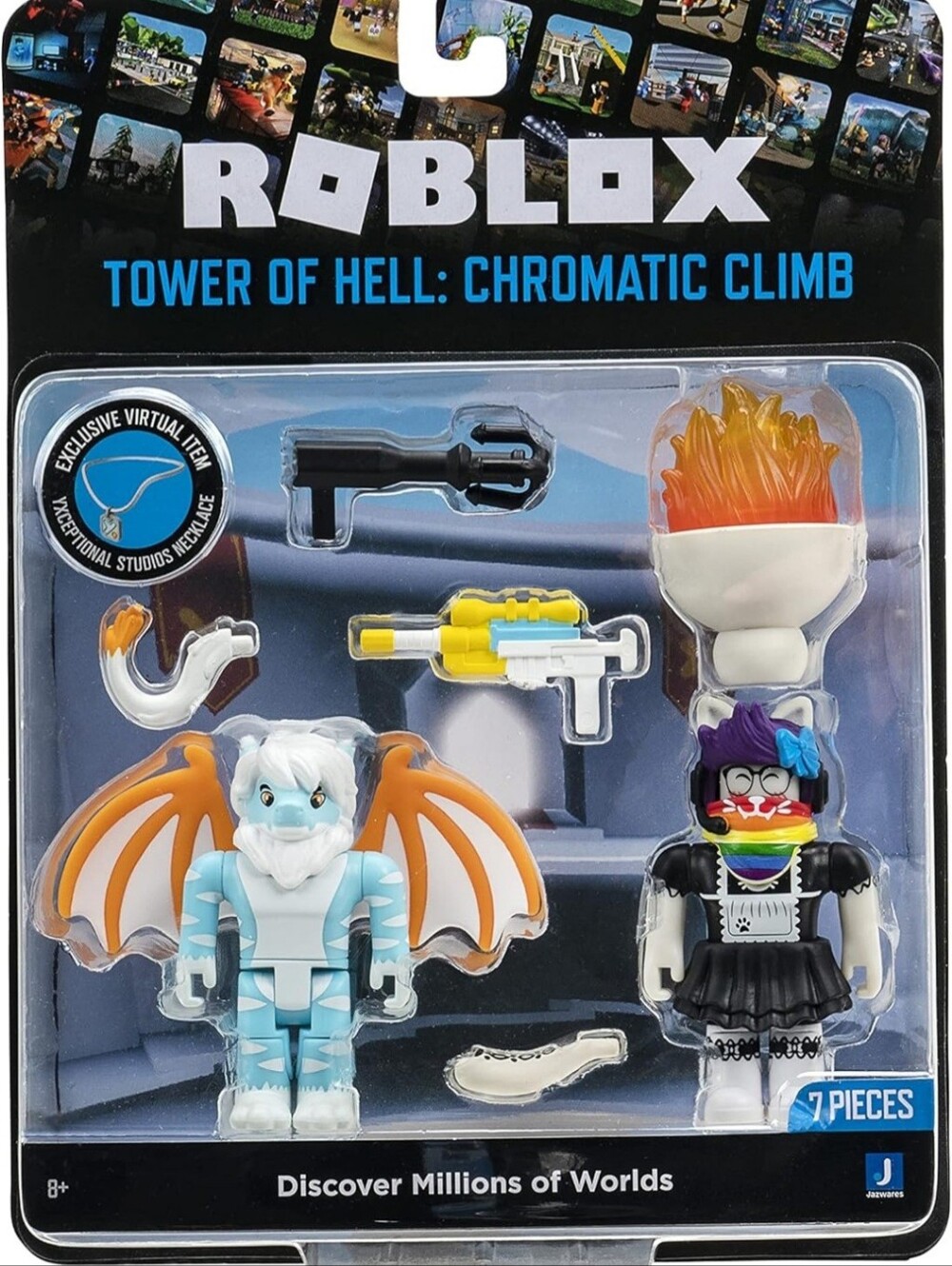 Tower of Hell: Chromatic Climb Blue & Orange Action Figure Set